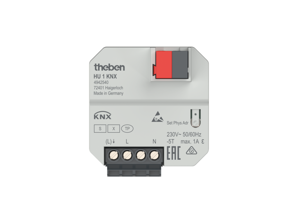 KNX mini varme akt. HU1, 1X1A m/2 inng. (temp)