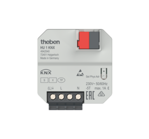 KNX mini varme akt. HU1, 1X1A m/2 inng. (temp) - Bilde 1