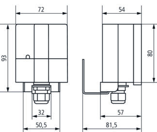 KNX lyssensor LU131S, 3 kanaler m/temp. - Bilde 2