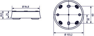 Påveggkappe Theben 30mm - thePrema 360KNX - Bilde 2