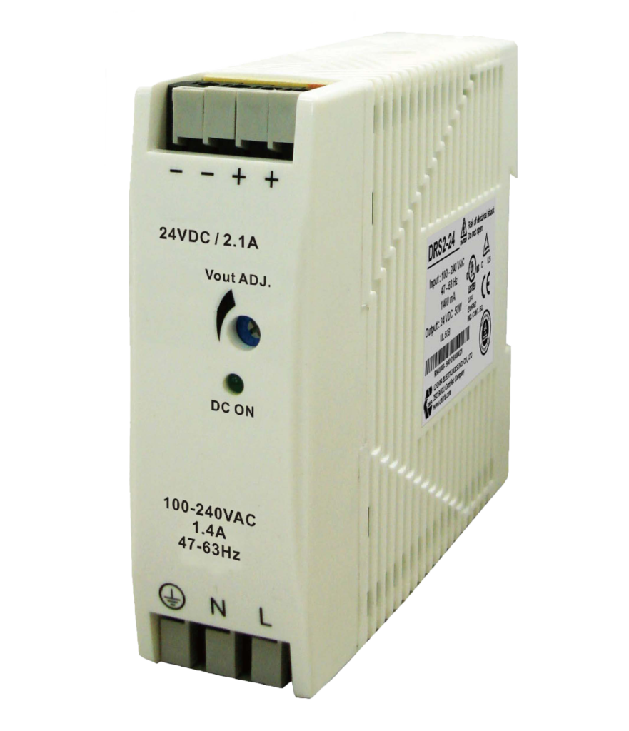 Spenningforsyner 24VDC, 50W/2,0A DIN skinne