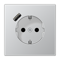 LS990 stikk. enkel USB A m/jord/b.vern