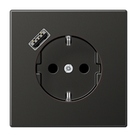 LS990 stikk. enkel USB A m/jord/b.vern