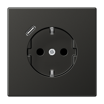 LS990 stikk. enkel USB C m/jord/b.vern