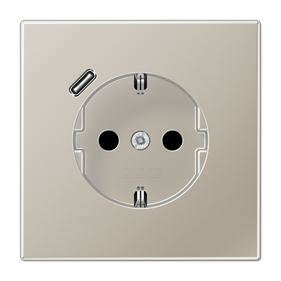 LS990 stikk. enkel USB C m/jord/b.vern