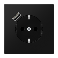 LS990 stikk. enkel USB A m/jord/b.vern