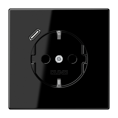 LS990 stikk. enkel USB C m/jord/b.vern