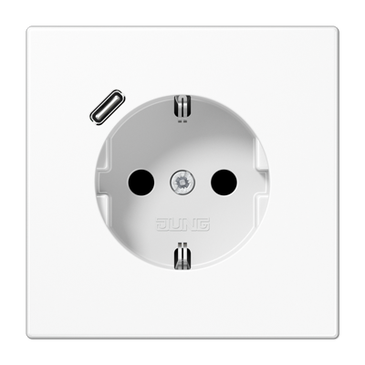 LS990 stikk. enkel USB C m/jord/b.vern