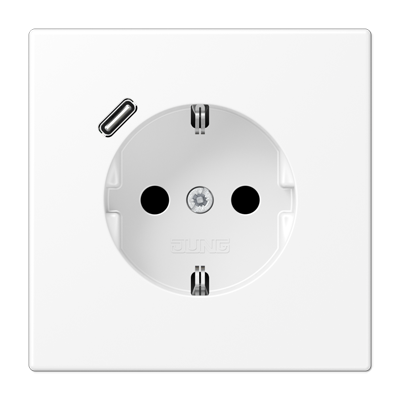 LS990 stikk. enkel USB C m/jord/b.vern