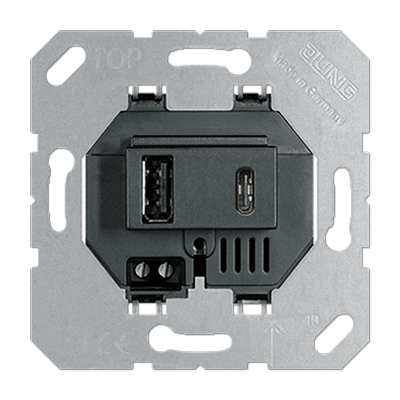 USB lader 2 utg. C+A 3000mA