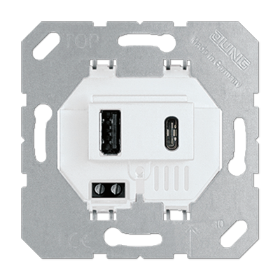 USB lader 2 utg. C+A 3000mA