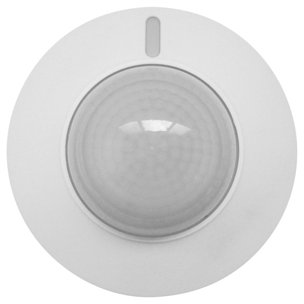 Tilstede.detektor 360° 2-kanal, relè 10/5A, Ø30m