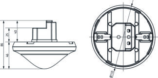 DALI-2 S.A. pr.det theRonda P360, 3-k, Ø24 m, hvit - Bilde 2