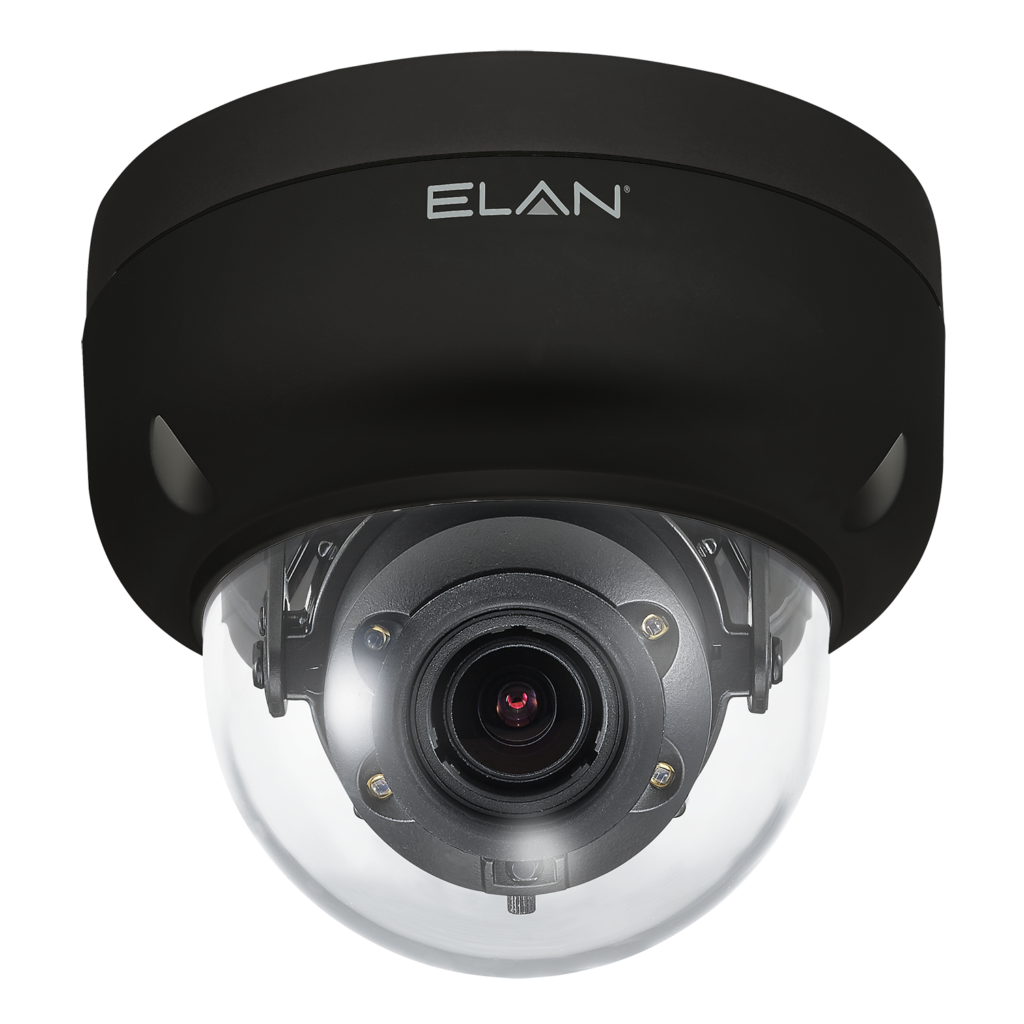 EL IP kamera, dome, auto foc, 4MP, IV, utendørs, IR