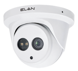 EL IP kamera, turret, auto foc, 4MP, IV utendørs, IR