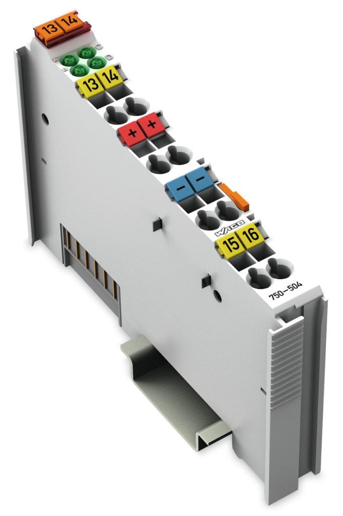 4-kanals digital utgangsmodul DC 24 V 0.5 A