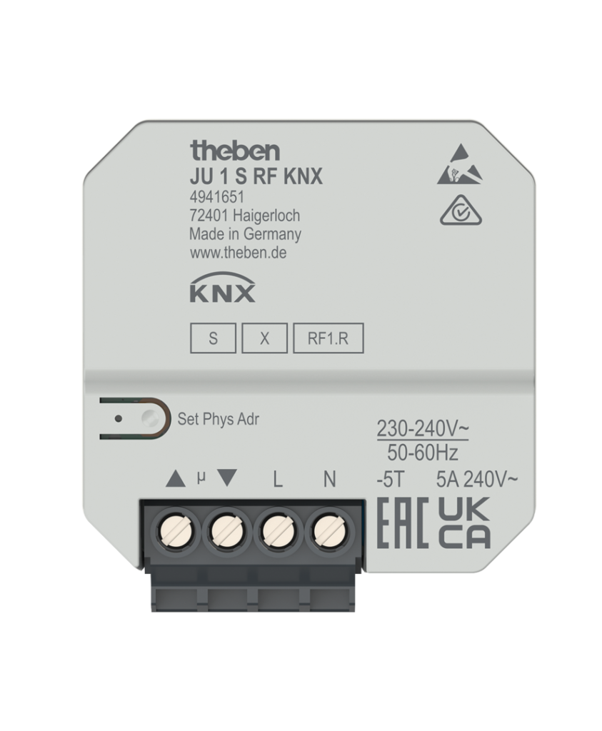 KNX RF+ mini pers.utg JU1SRF, 1X5A m/2 inng. (temp)