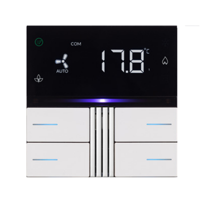 OL-U KNX Multi romkontroller 2-kanal m/temp. / luft. / CO2 hvit