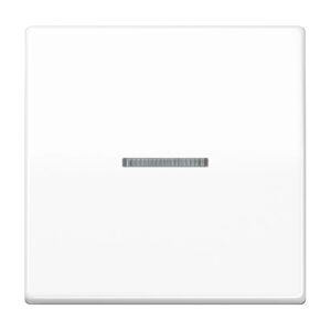 JUNG HOME A/AS trykknapp, 1 vippe, hvit