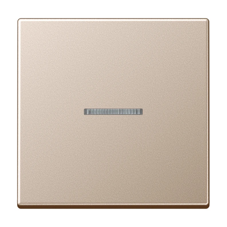 JUNG HOME A/AS trykknapp, 1 vippe, champagne