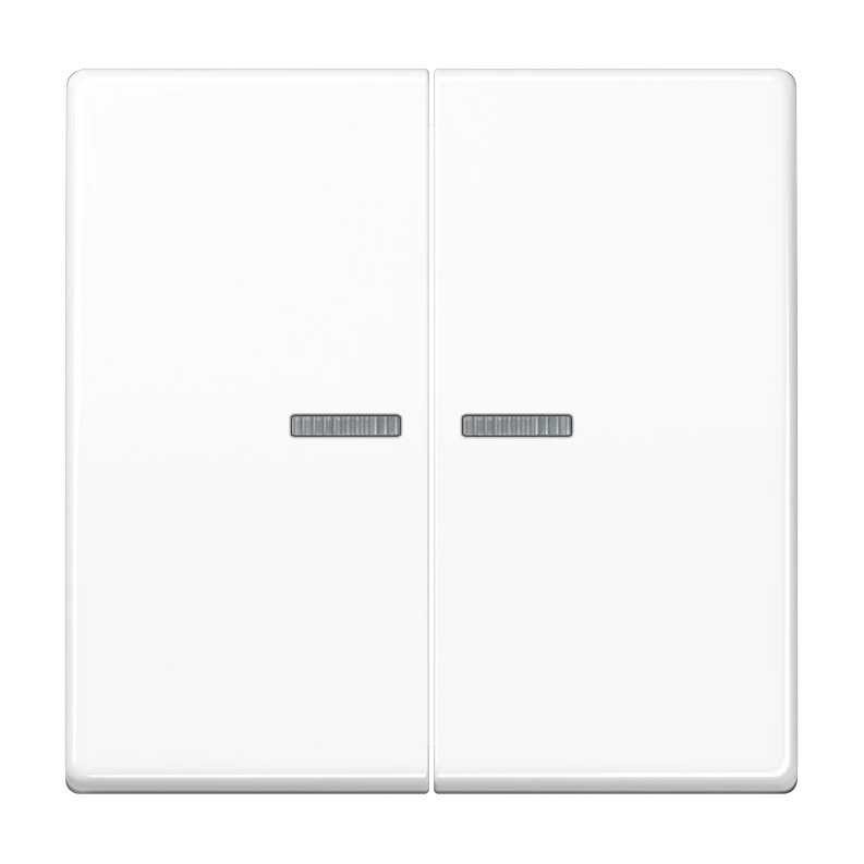 JUNG HOME A/AS trykknapp, 2 vipper, hvit