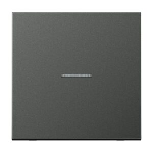 JUNG HOME LS metall trykknapp, 1 vippe, anthracite (aluminium lacquered)