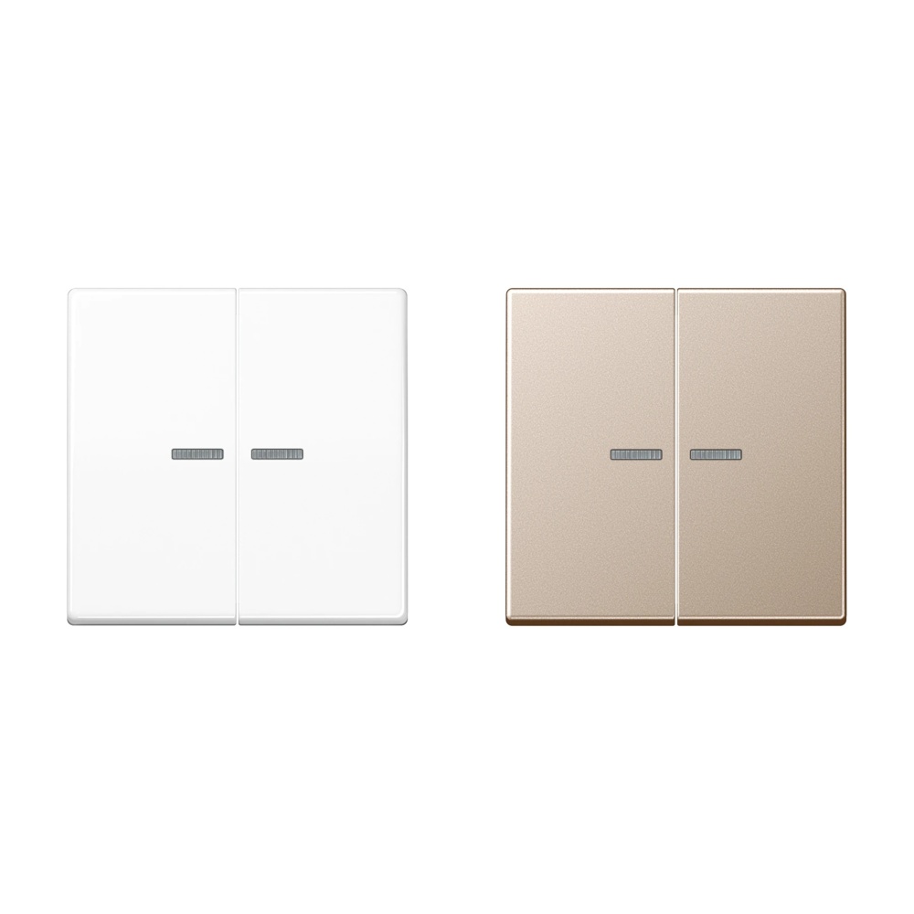 JUNG HOME A trykknapp, 2 vipper – fargevalg