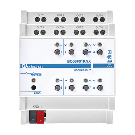 Eelectron BO08F01KNX for DIN-skinne