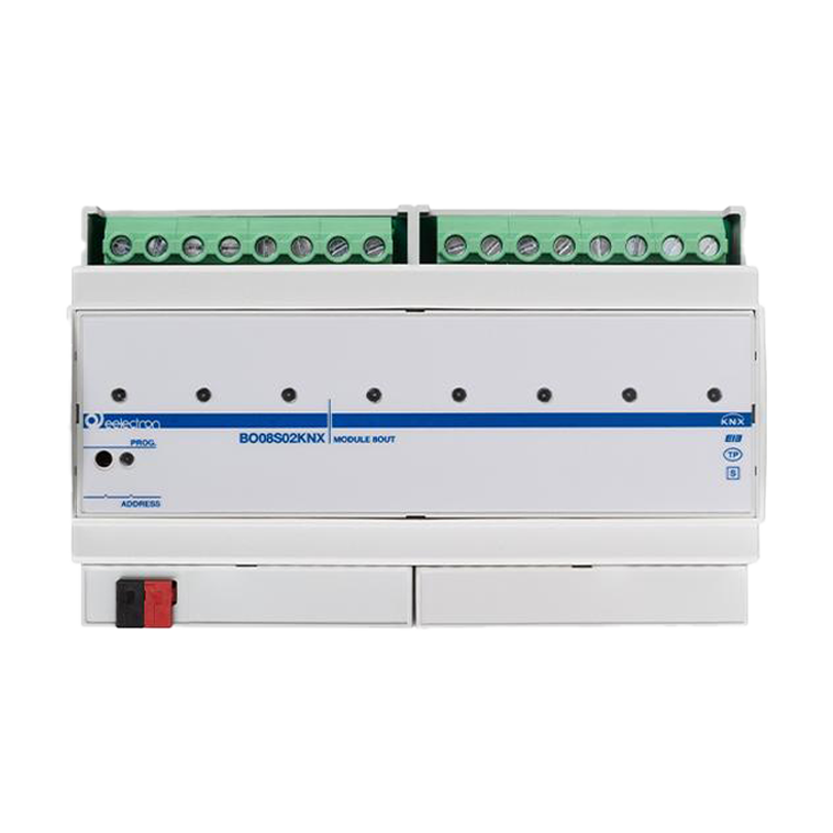Eelectron BO08S02KNX for DIN-skinne